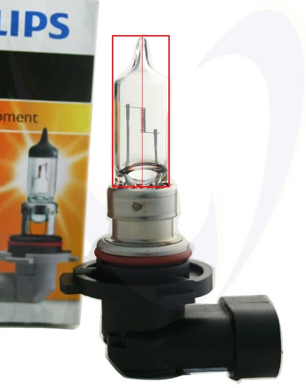 Philips HIR1 showing filament alignment